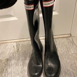 Hunter Rain boots, size 8